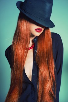 Hats add a mysterious element and a touch of glamour.