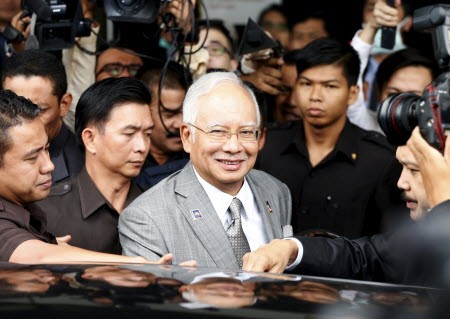 Malaysian Prime Minister Najib Razak has been weakened by a corruption scandal, and Anwar's camp hopes international pressure will be the key to re-opening his case.  Photo: Reuters