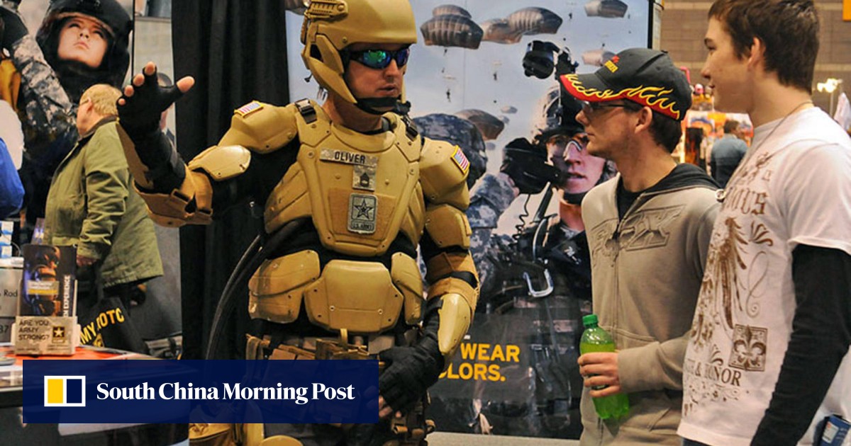 US army developing 'Iron Man' body armour for soldiers of the future |  South China Morning Post