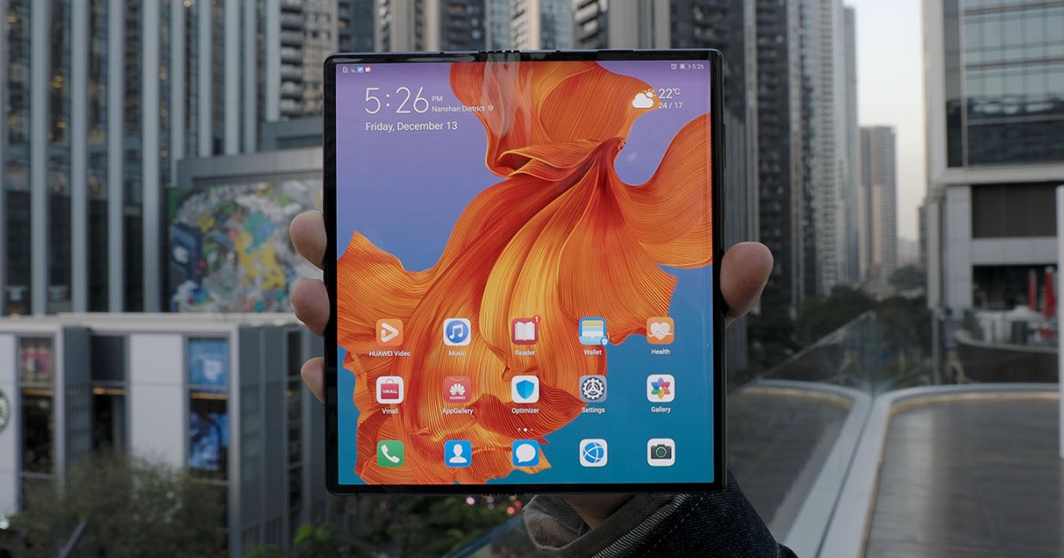 The Huawei Mate X is a foldable phone that looks better than it feels |  South China Morning Post